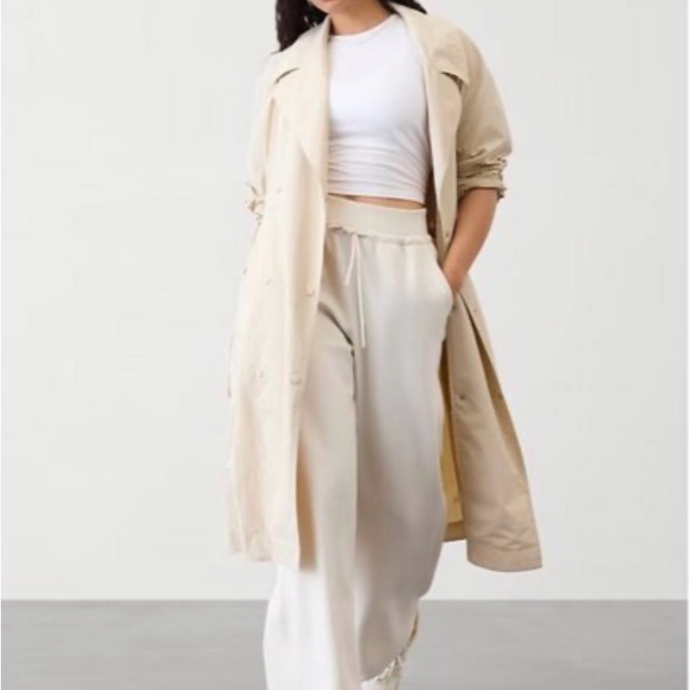 Athleta Luna Trench Coat - Women's Lightweight Outerwear Size XS NWOT - Picture 3 of 7